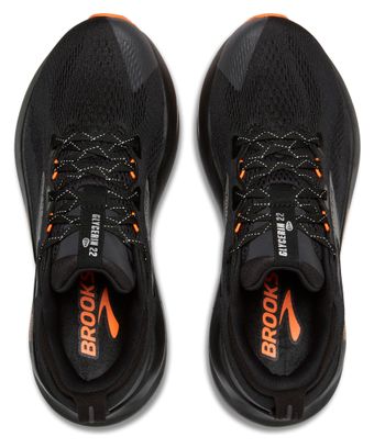 Chaussures Running Brooks Glycerin 22 Run Visible Noir/Orange Homme