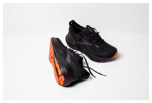 Chaussures Running Brooks Glycerin 22 Run Visible Noir/Orange Homme