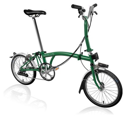 Brompton M6L 6S 20'' Bicicleta Plegable Verde
