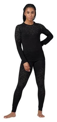 Odlo Kinship Performance Wool Warm Long Sleeve Jersey Black Women