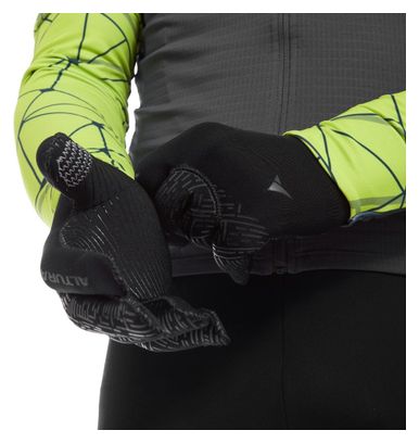 Altura Thermostretch Guantes Largos Antiviento Unisex Negro