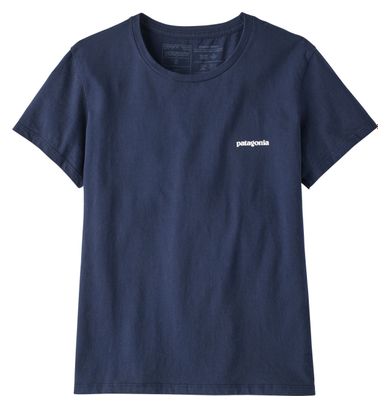 T-Shirt Femme Patagonia P-6 Mission Organic Bleu
