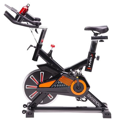 Vélo spinning noir et orange - HMS SW2102