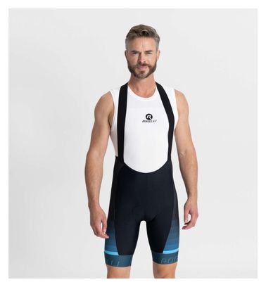 Cuissard Velo Avec Bretelless Rogelli Hero II - Homme - Bleu/Noir
