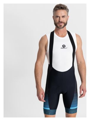 Cuissard Velo Avec Bretelless Rogelli Hero II - Homme - Bleu/Noir