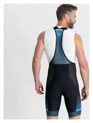 Cuissard Velo Avec Bretelless Rogelli Hero II - Homme - Bleu/Noir