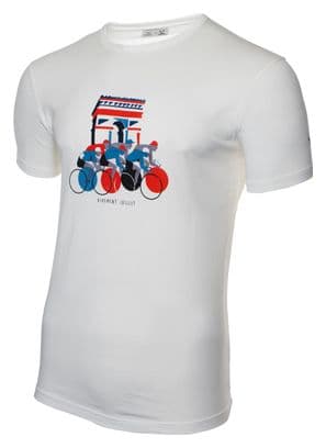 LeBram x Sports d'Époque Place de l'Étoile T-Shirt Wit