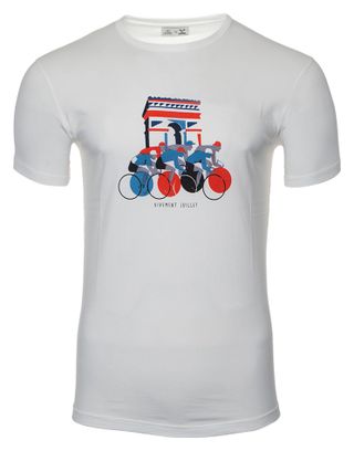 LeBram x Sports d'Époque Place de l'Étoile T-Shirt Wit