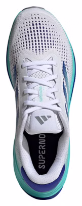 Chaussures Running adidas Supernova Rise Blanc/Bleu Homme