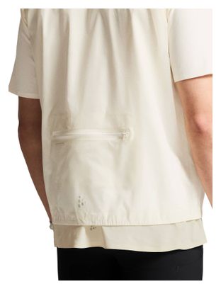 Chaleco cortavientos Craft Hypervent blanco para hombre