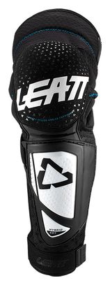 Leatt 3DF Hybrid EXT Junior Knee and Shin Pads Black/White