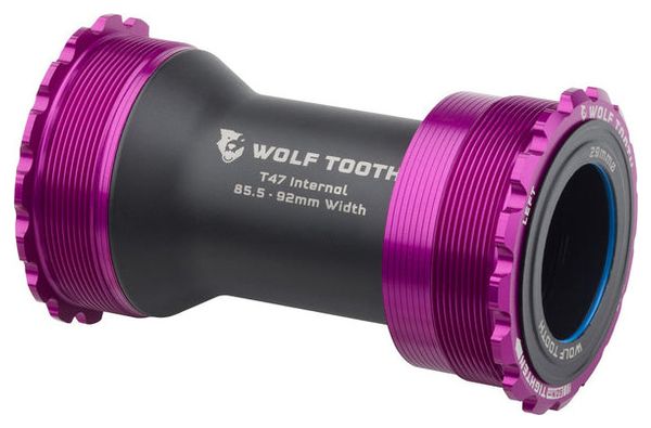 Wolf Tooth T47 29 mm (DUB) Tretlagergehäuse – 85,5/92 mm Violett