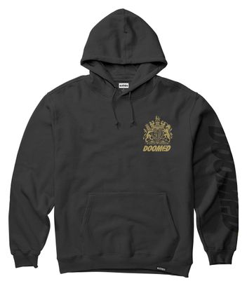 Doomed Crest Hoodie Black