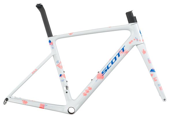 Scott Addict RC Team HMX Rennrad-Rahmenset Beluga Grey 2026