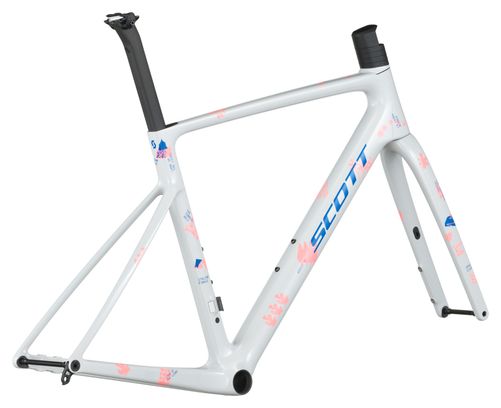 Scott Addict RC Team HMX Rennrad-Rahmenset Beluga Grey 2026