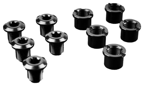 AbsoluteBlack 5 langer Alu-Torx-Schornsteinschraubensatz