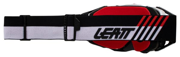 Leatt Velocity 6.5 Iriz White Red Goggle - 28% Red Lens