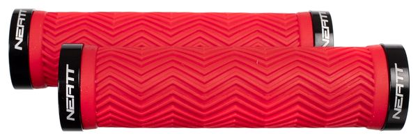 Paire de Grips Neatt Lock On Wave Rouge