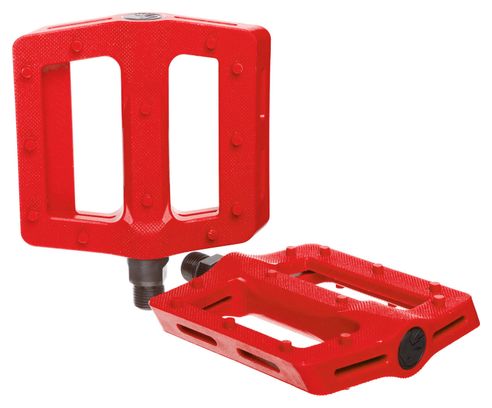 Shadow Surface Plastic Pedal Red
