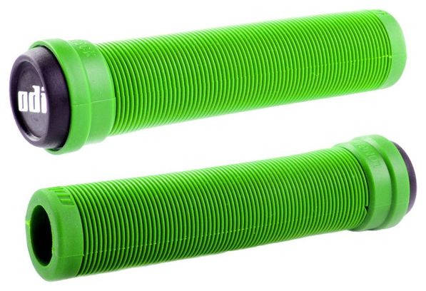 Paire de Grips Odi Longneck Flangeless 135mm Vert