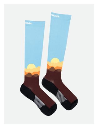 Nathan Speed Knee High Compression Socks Printed Multi