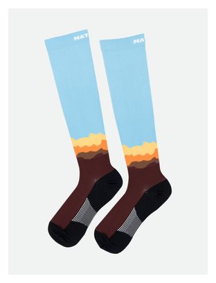 Nathan Speed Knee High Compression Socks Printed Multi