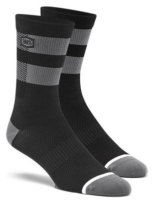 100% Flow Performance Gray Socks