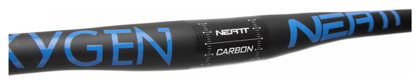 Ordentlicher Kohlenstoffsauerstoff 740 mm 31.8 mm flacher Kleiderbügel Schwarz / Blau