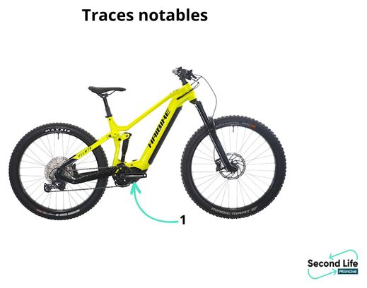 Prodotto ricondizionato - Haibike AllMtn 3 Shimano Deore 12V 720 Wh 29''/27,5'' Lime Green 2023 Electric Mountain Bike