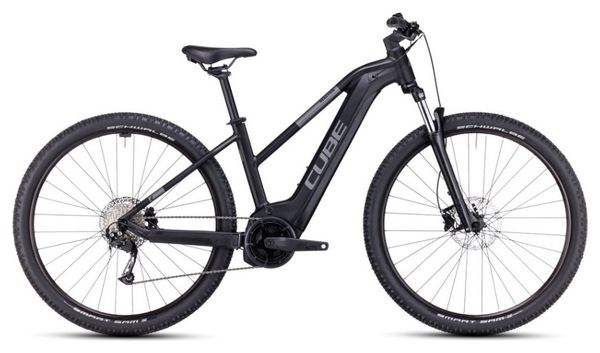 VTT Electrique Semi-Rigide Cube Reaction Hybrid Performance 500 Trapeze Shimano Alivio 9V 500 Wh 27.5'' Noir 2023.