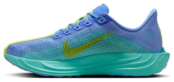 Nike Pegasus Plus Bleu Jaune Femme Running Shoes