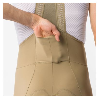 Culotte corto Castelli Espresso 2 Beige Hombre