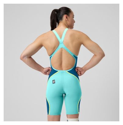 Traje de neopreno parcial con espalda abierta Fastskin Lzr Pure Valor 2.0 para mujer Azul
