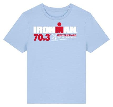 Camiseta Manga Corta Ironman 70.3 Westfriesland Azul Mujer