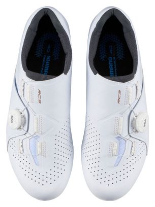 Paire de Chaussures Route Femme Shimano RC300 Blanc