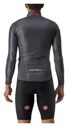 Castelli Aria Shell Windbreaker Jacke Dunkelgrau