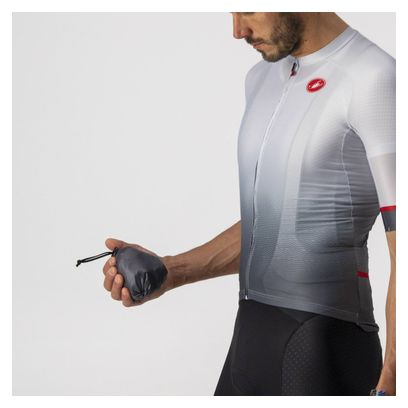 Castelli Aria Shell Windbreaker Jacke Dunkelgrau