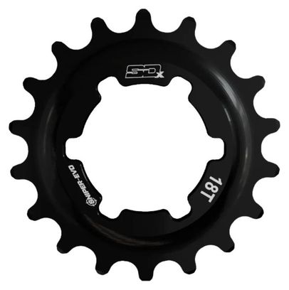 Pignon SD-X Sniper Evo Aluminium Noir