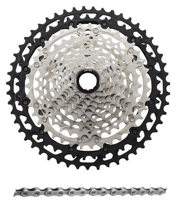Pack Cassette Shimano Deore XT CS-M8100-12 V 10/51 Shimano XT M8100 12V  chain QuickLink 126 Link quick release