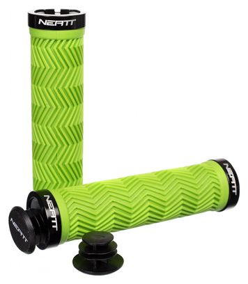 Neatt Grips Lock On Neon Green