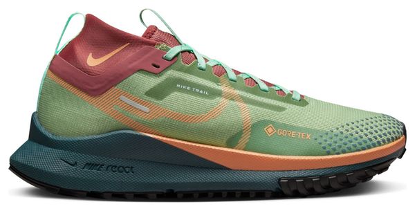 Nike React Pegasus Trail 4 GTX Trail Running Schuhe Grün Blau Orange Damen