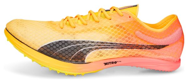 Leichtathletikschuhe Puma EvoSPEED Distance Nitro Elite 2 + Gelb / Pink 42.1/2