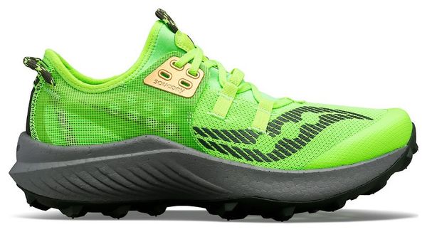 Chaussures de Trail Running Saucony Endorphin Rift Vert Gris