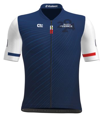 Alé Allez La France - JO 2024 Short Sleeve Jersey - Blue/White