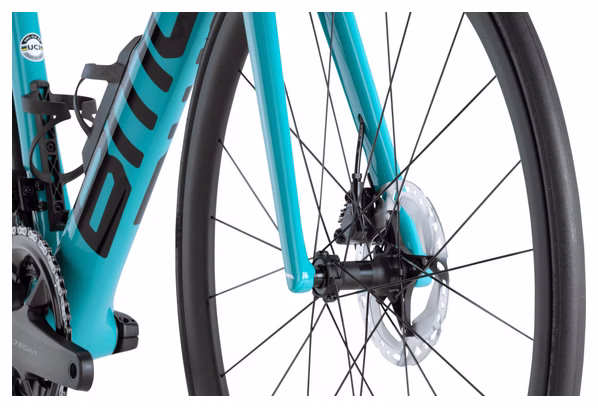 Vélo de Route BMC Teammachine SLR 01 Four Shimano Ultegra Di2 12V 700 mm Bleu Turquoise - Vélo d'Exposition