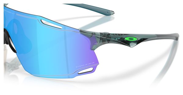 Oakley Cybr Dyno Gepolijst Zwart / Prizm Saffier Bril / Ref : OO9513D-0239