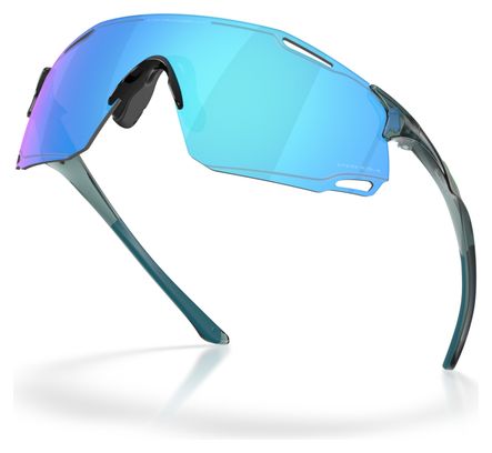 Oakley Cybr Dyno Gepolijst Zwart / Prizm Saffier Bril / Ref : OO9513D-0239