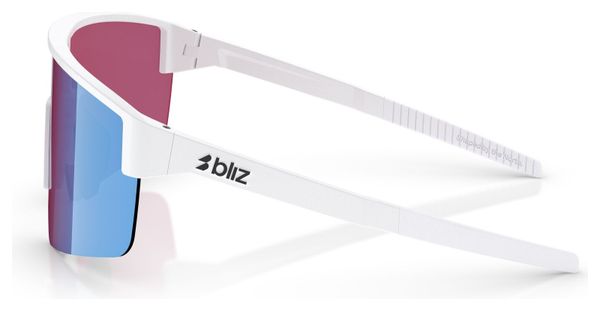 Bliz P004 Occhiali da vista unisex bianco opaco/blu specchiato