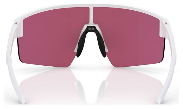 Bliz P004 Occhiali da vista unisex bianco opaco/blu specchiato