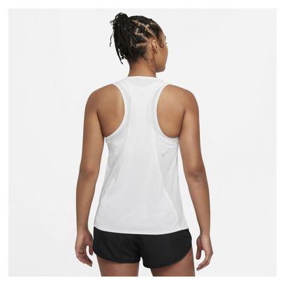 Nike Dri-Fit Race White Womens Tank Top